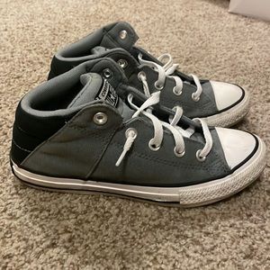 Youth size 5 Converse slip-on high tops